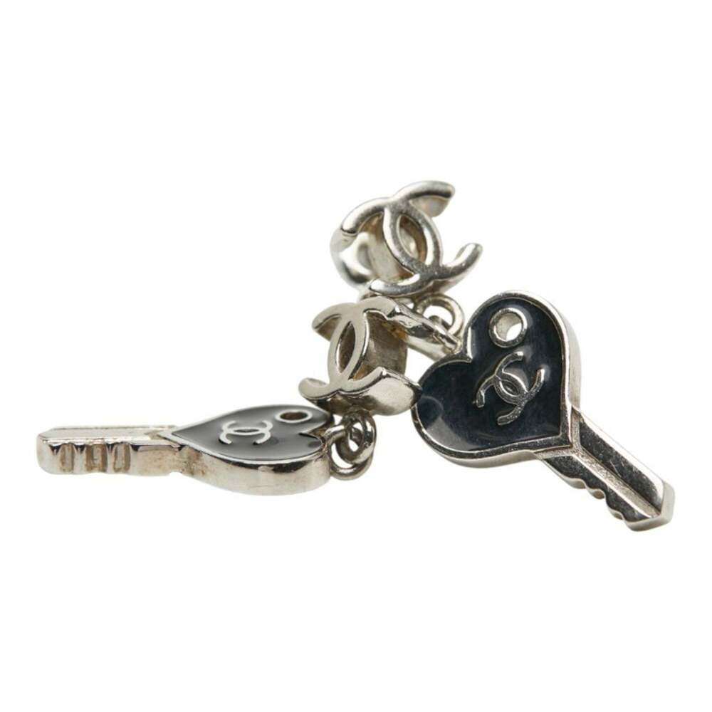 CHANEL Black Logo Earrings - Picture 3 of 5
